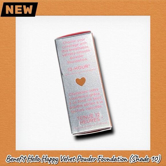 NEW IN BOX – Benefit Hello Happy Velvet Powder Foundation (Shade 10) - Picture 7 of 7